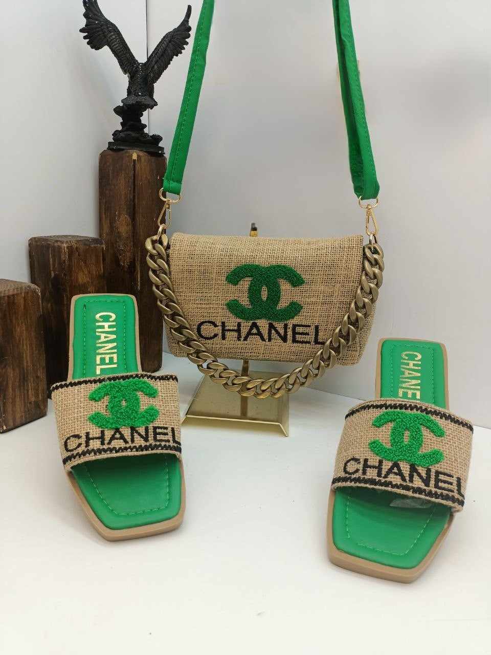 Sandal and bag set