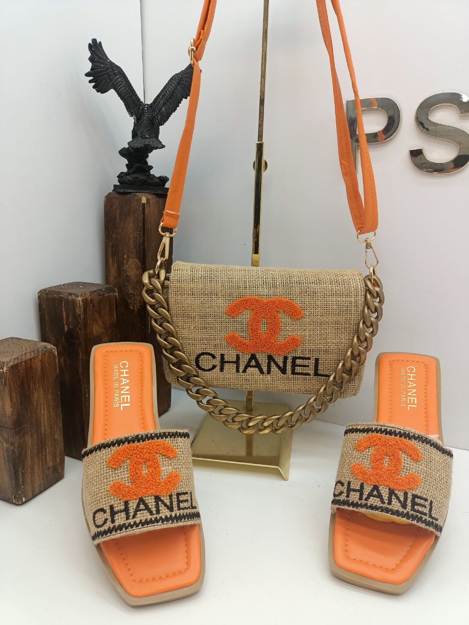 Sandal and bag set