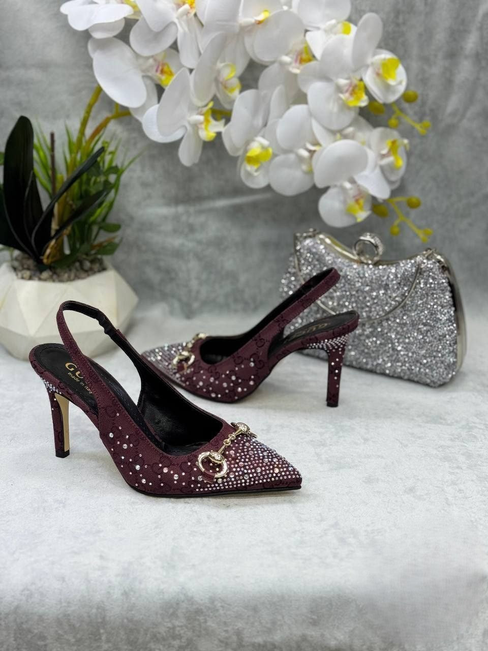 Bags & heel shoes set