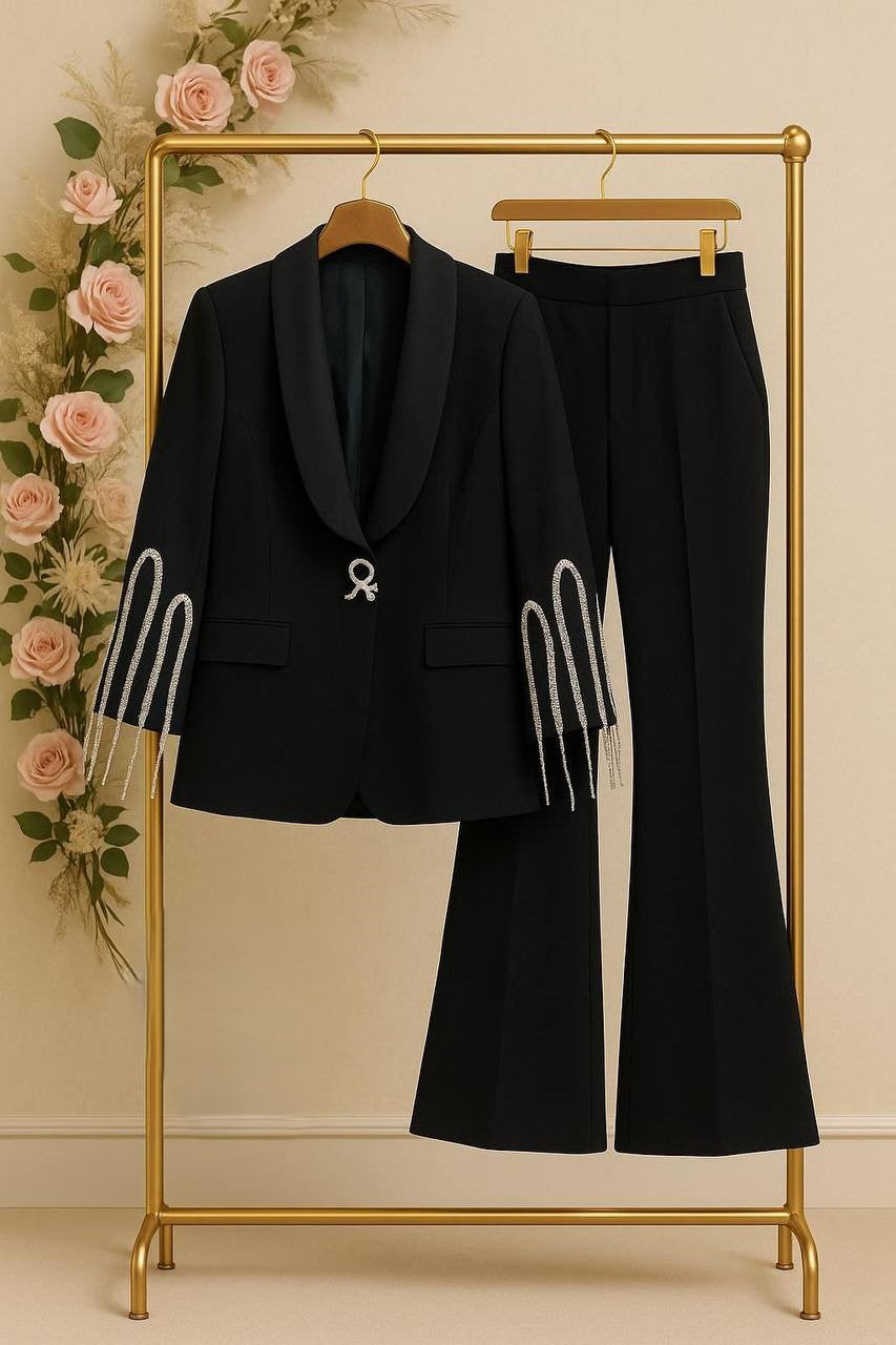 Breasted blazer & pants set