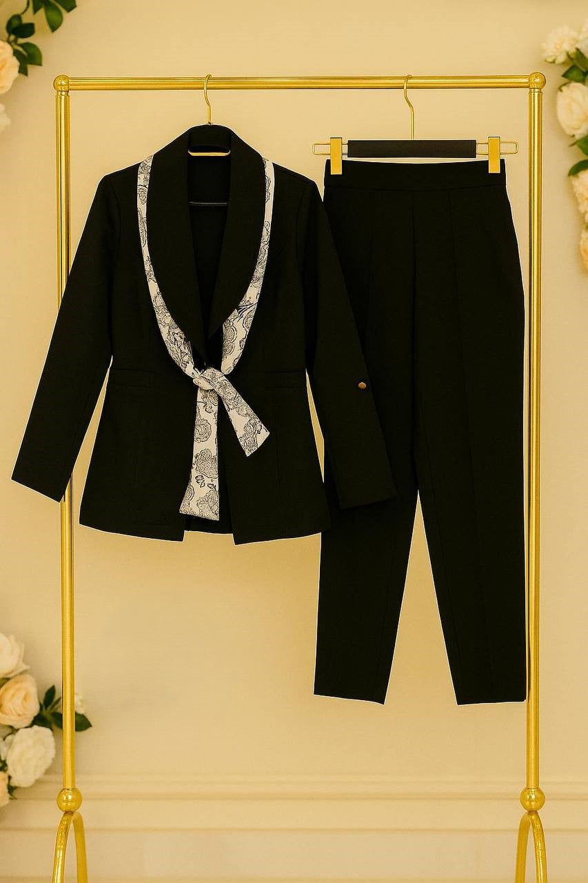 Breasted blazer & pants set