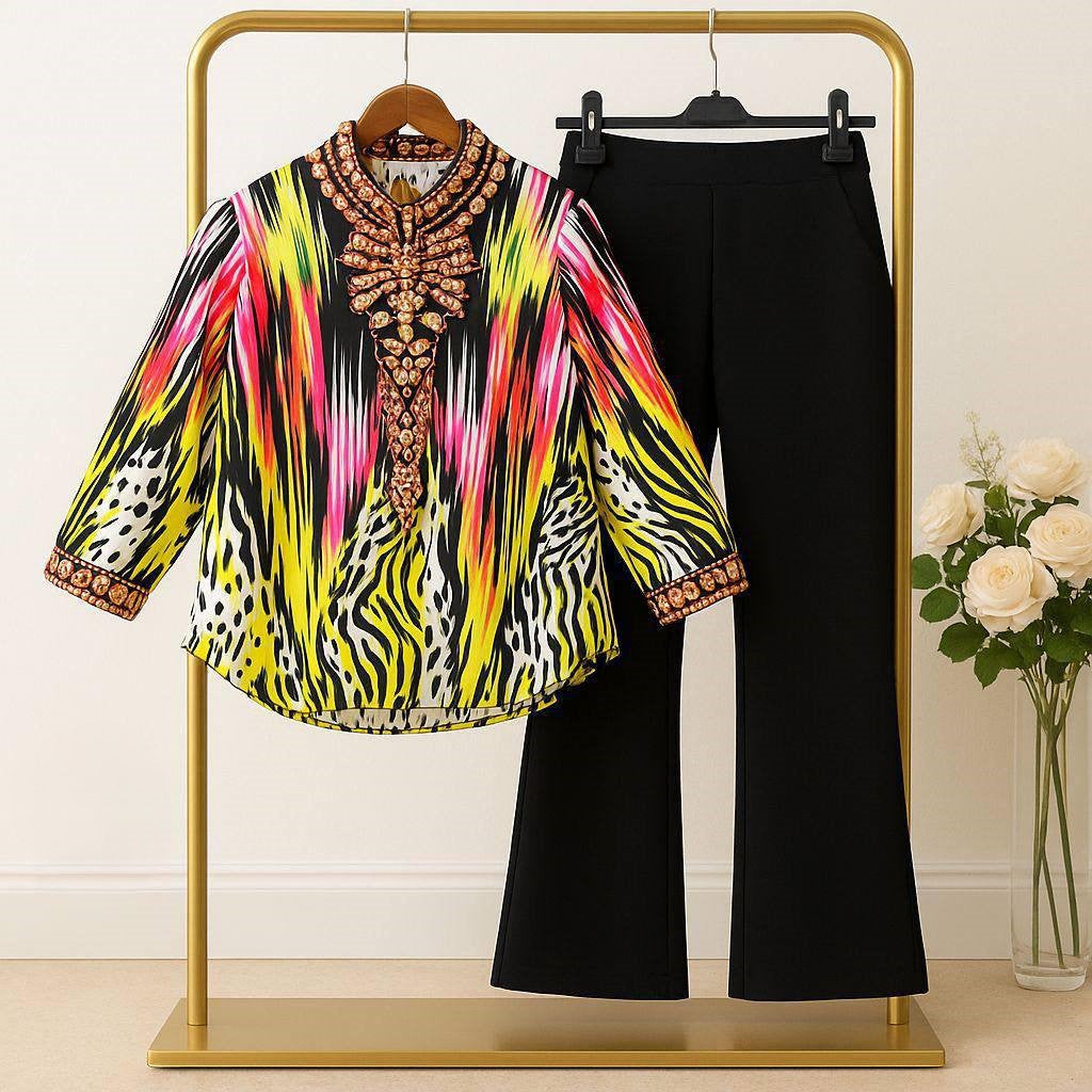 Long sleeve & pant set for women
