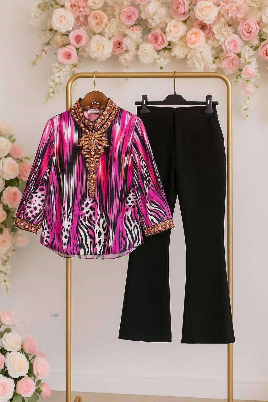 Long sleeve & pant set for women