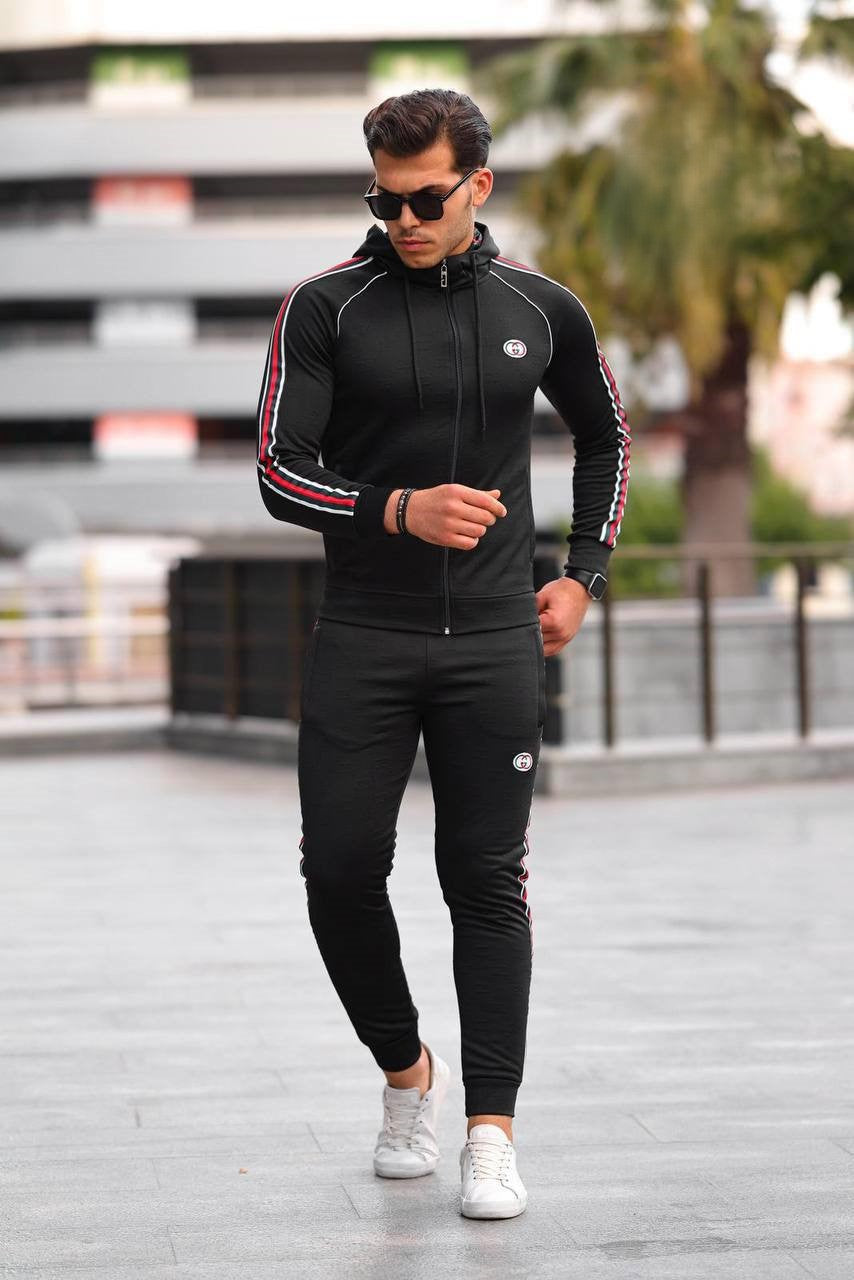 Long sleeve hood & pant set for men