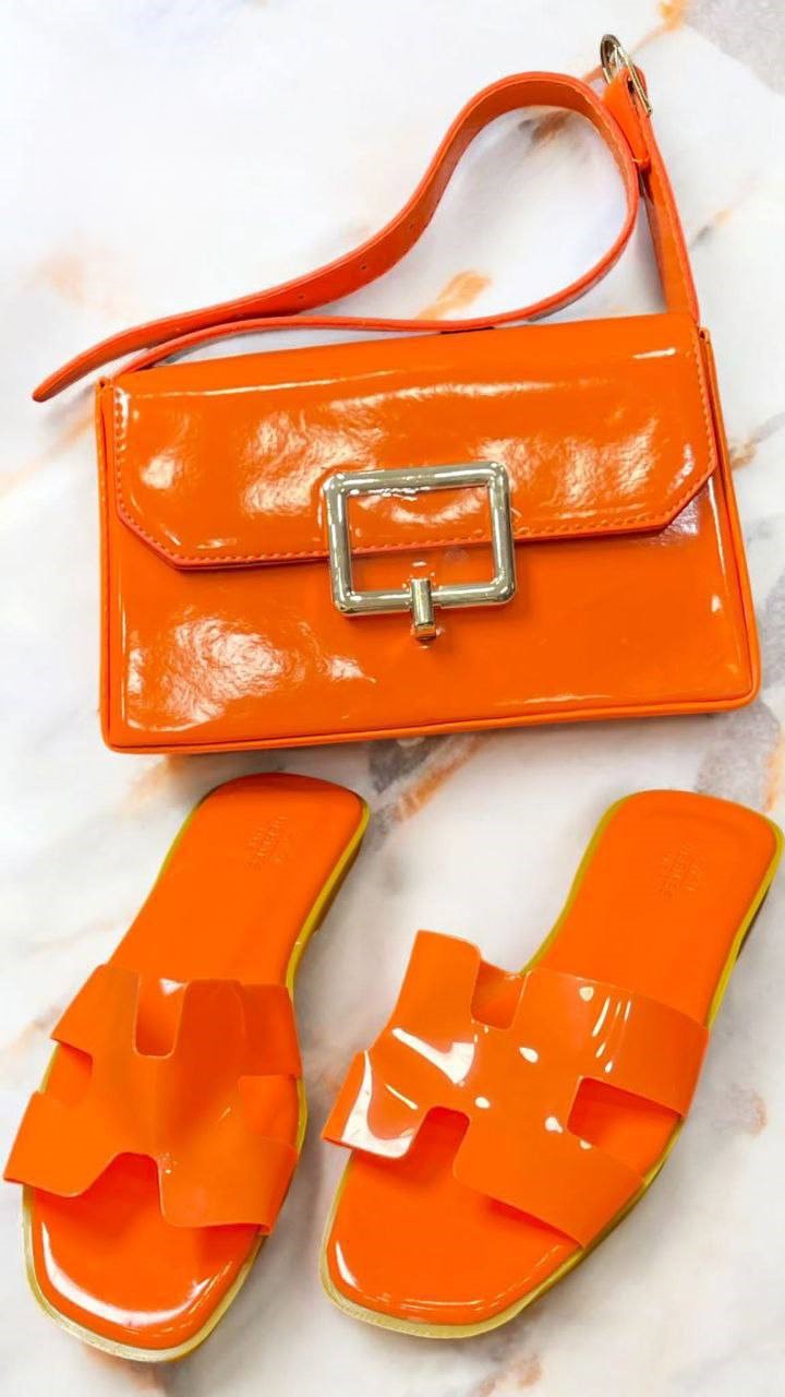Sandals and bags set