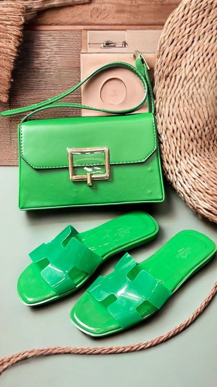 Sandals and bags set