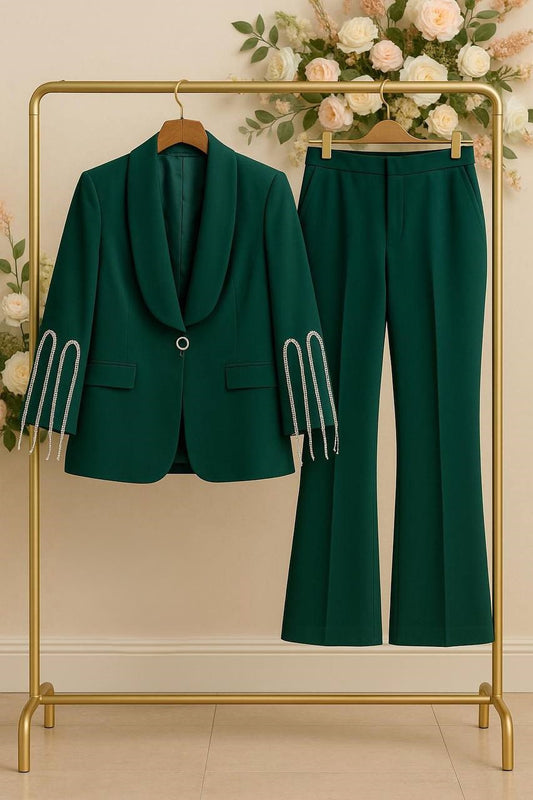 Breasted blazer & pants set