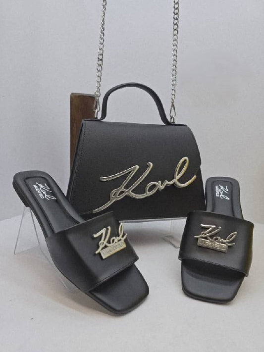 Bags & sandals set for men