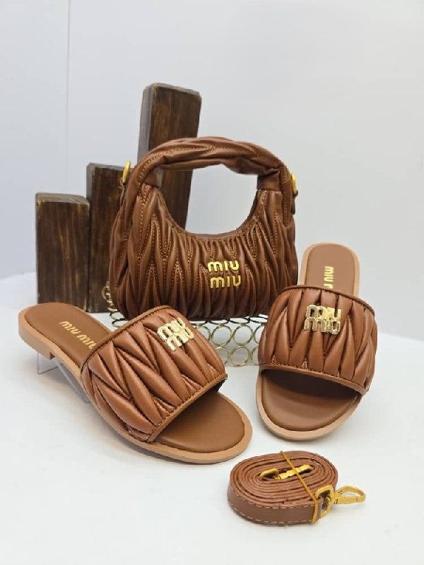 Bags & sandals set for women