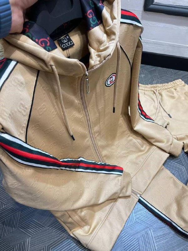 Long sleeve hood & pant set for men